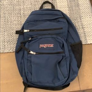 Navy Jansport Backpack